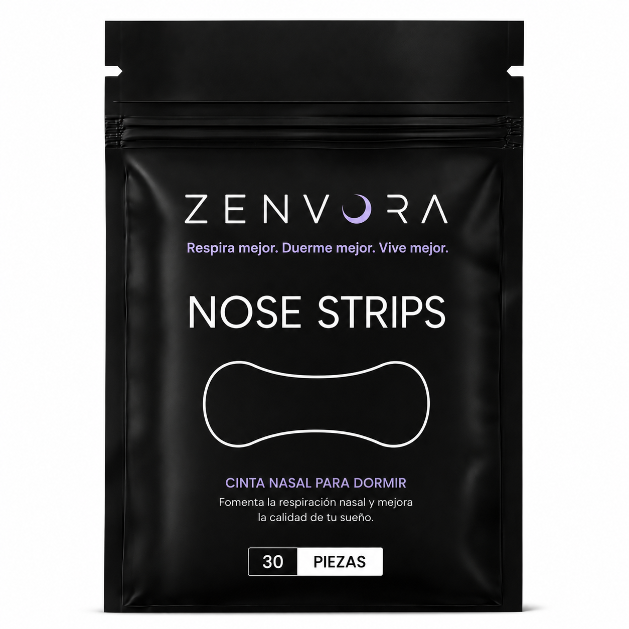 Tiras Nasales Anti-Ronquidos Zenvora — Sueño Profundo & Respiración Libre